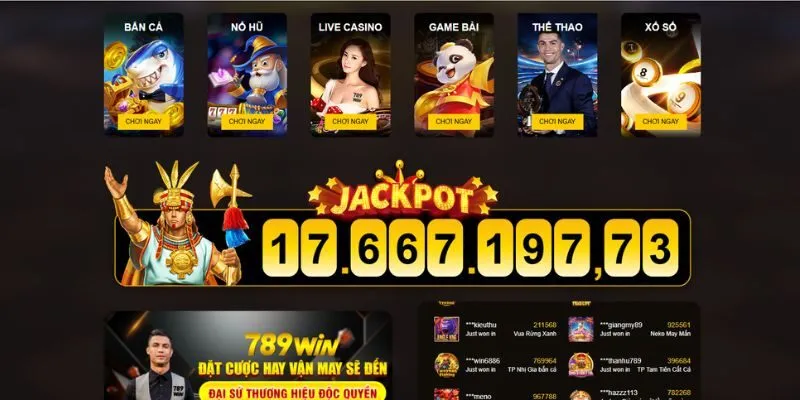Giới thiệu 1 Các sảnh game hot có mặt tại 789win