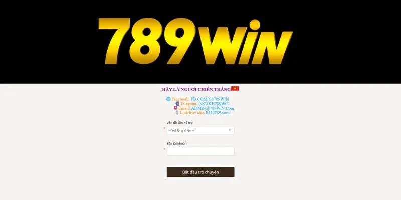 Liên hệ 789win 1 Chat trực tuyến - Hình thức liên hệ 789win khi gặp sự cố